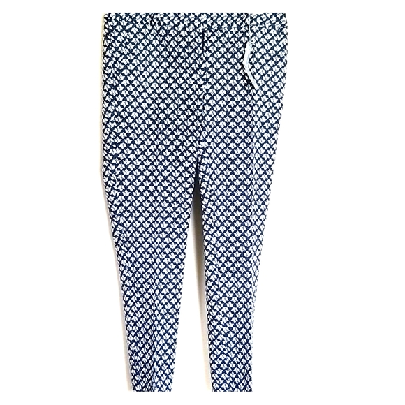 LOFT Pants - Ann Taylor navy and white pants